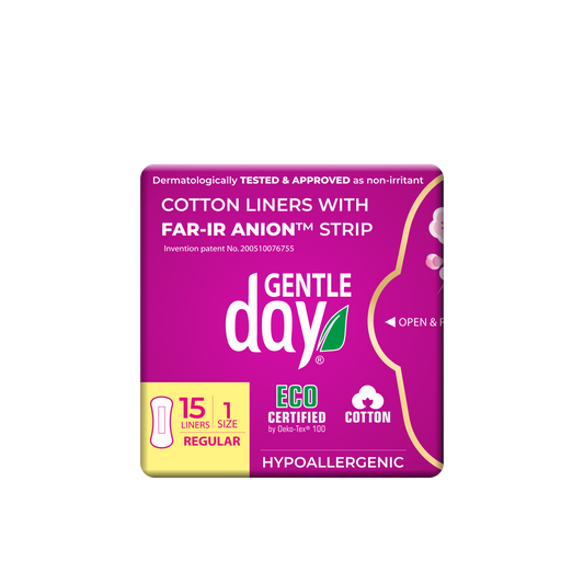 Gentle Day ekologiskos medvilnes hipoalerginiai iklotai su anijonų juostele kelionine pakuote