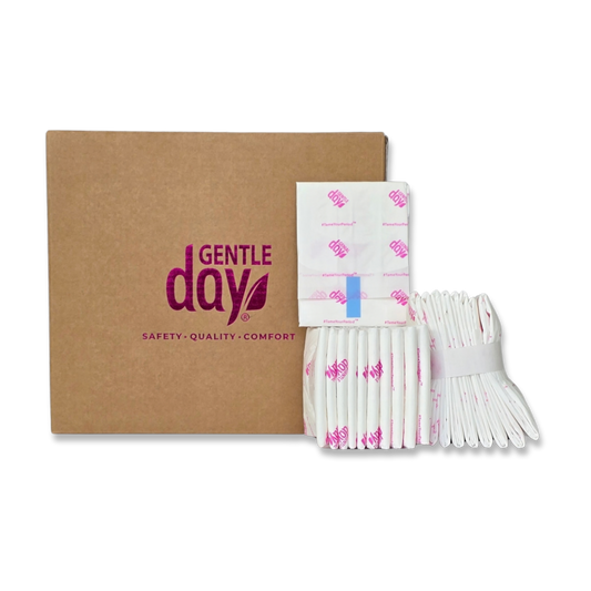 GENTLE DAY® naktiniai higieniniai paketai, 90 vnt. kartoninėje dėžėje, be pakuočių