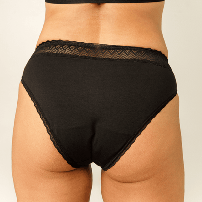 Menstruacinės kelnaitės Lace Bikini, Yin/Yang