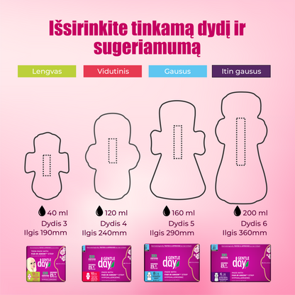 Dieniniai paketai, dydis 4 (100 vnt.)